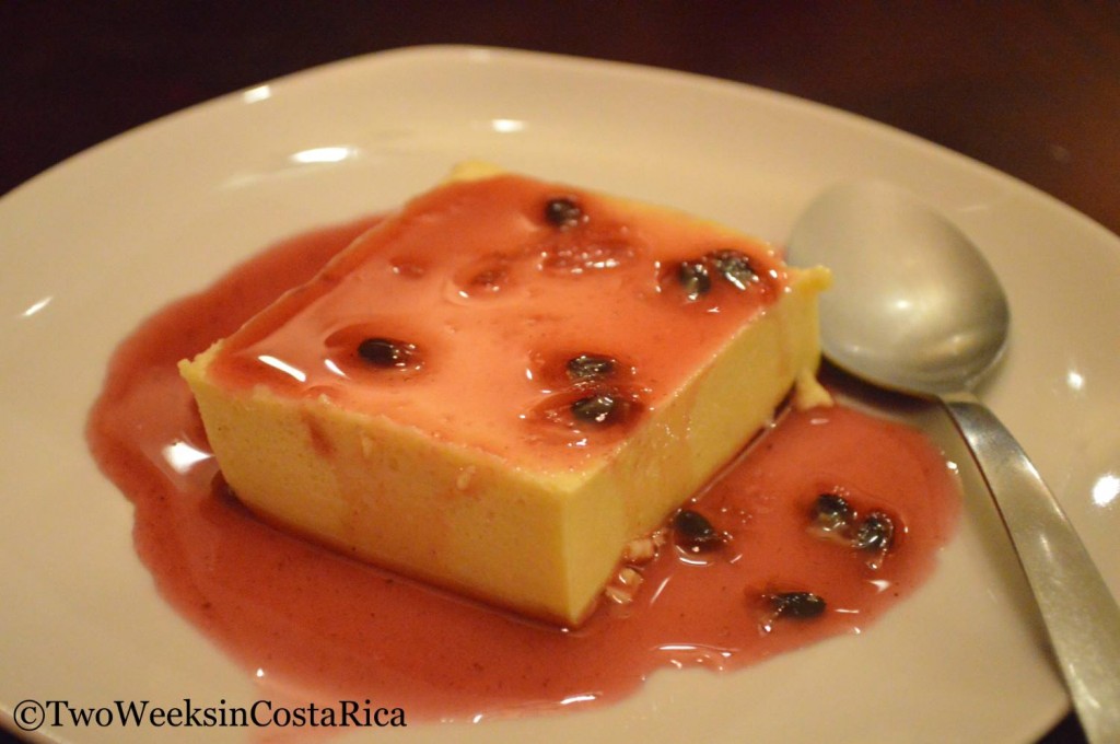 Las Brisas has great desserts too, like this passion fruit mousse