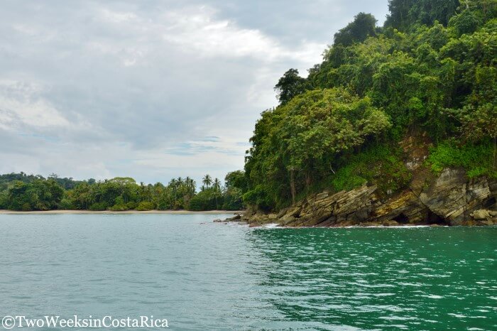 The View of Manuel Antonio National Park from the water