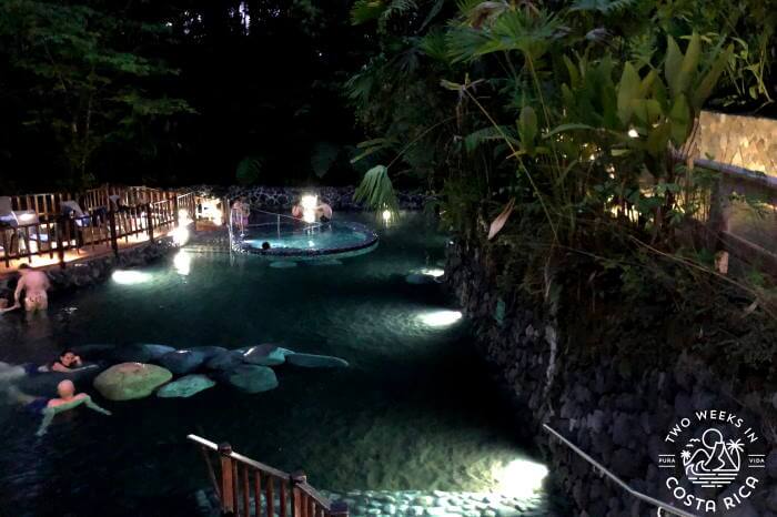 Hot Springs at Night