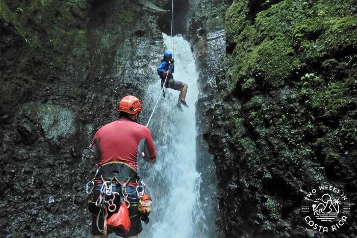 Waterfall Rappelling Vaccine Requirement Costa Rica