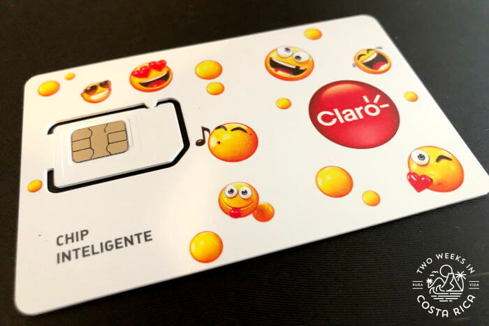 A Claro SIM Card 
