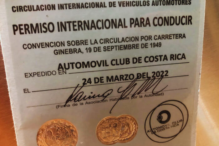 International Driving Permit Costa Rica