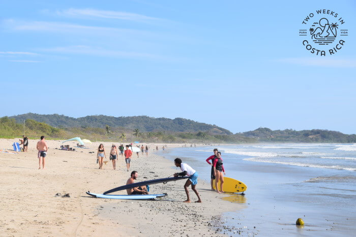 Surfing Samara Beach Costa Rica