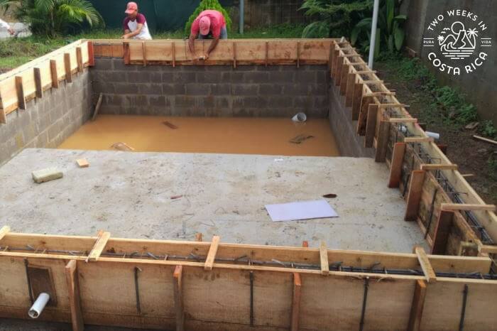 Concrete pool Costa Rica