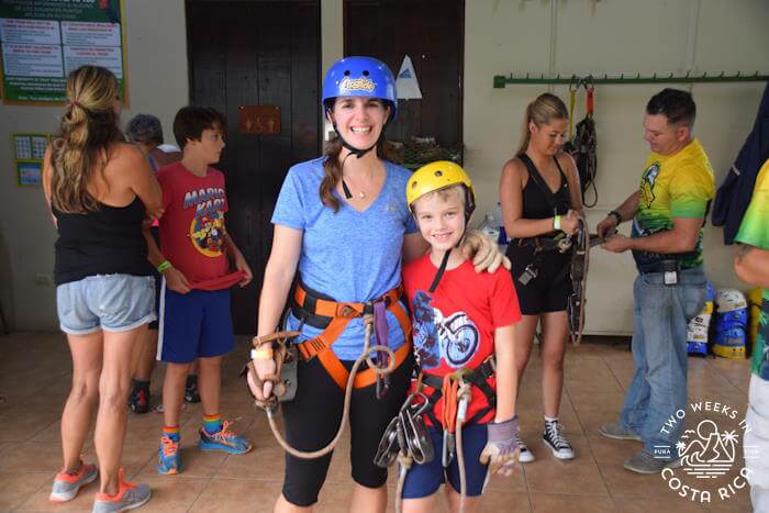 two weeks in costa rica zip lining arenal