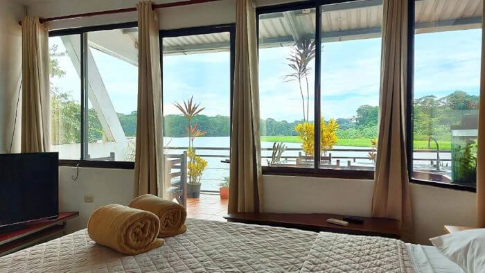 Canal view Tortuguero Adventures Guesthouse