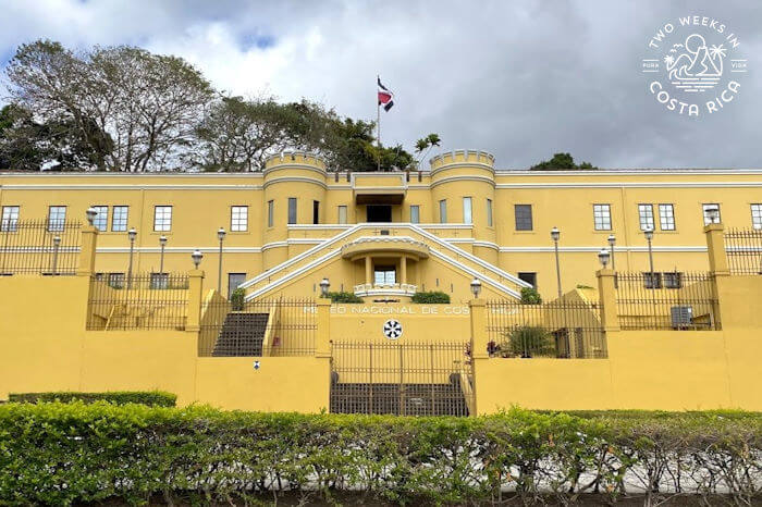 The giant yellow fort that is now the National Museum