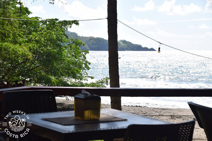 Beach restaurant Playa Hermosa