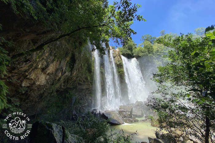 Upper falls trail access